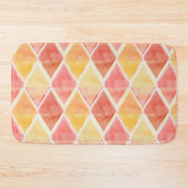 Item preview, Sherbet Diamond Watercolor Repeat designed and sold by Strokes of Sunshine.