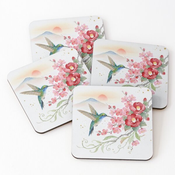 Item preview, Hummingbird And Flowers  designed and sold by Gabriela McDaniel.