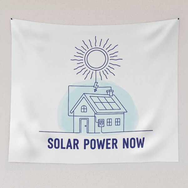 Item preview, Solar Power Now Home Energy Graphic designed and sold by Owcomm.
