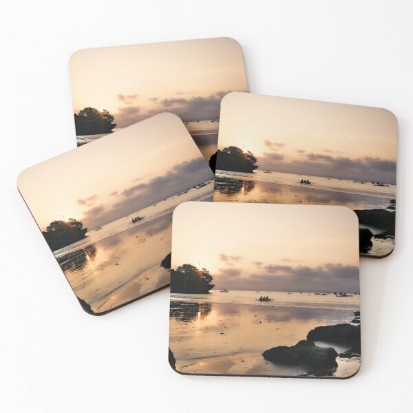 Item preview, Blazing sunset on Pangandaran Beach designed and sold by franck380.