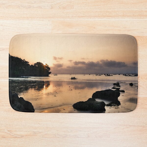Item preview, Blazing sunset on Pangandaran Beach designed and sold by franck380.
