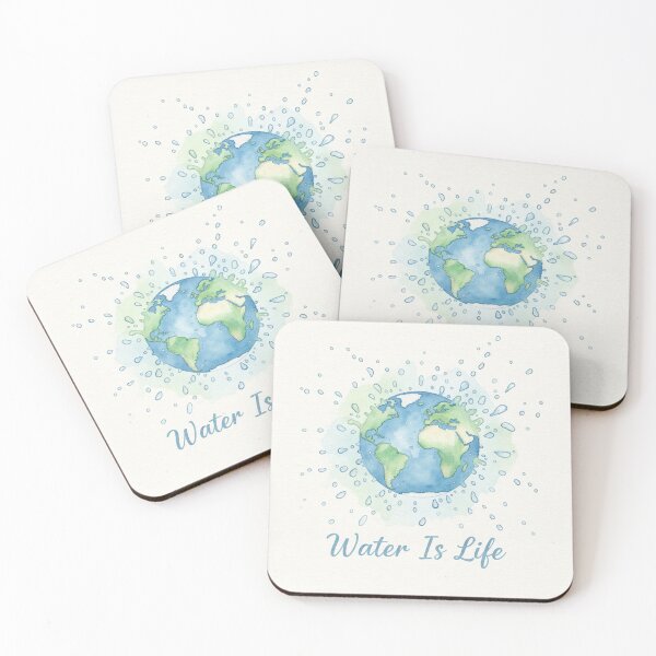 Item preview, Water Is Life Earth Watercolor designed and sold by Owcomm.
