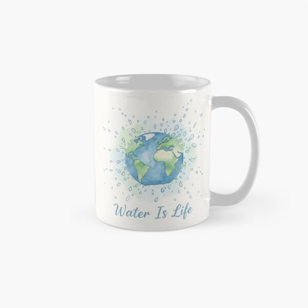 Item preview, Water Is Life Earth Watercolor designed and sold by Owcomm.