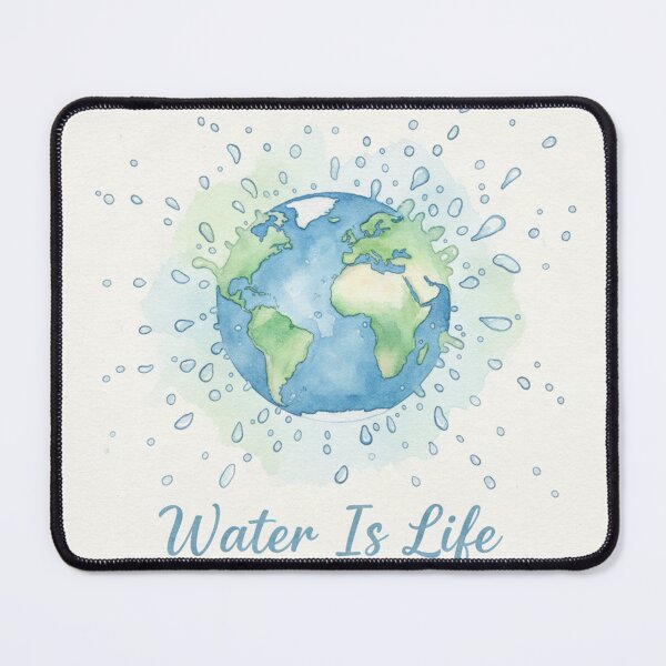 Item preview, Water Is Life Earth Watercolor designed and sold by Owcomm.