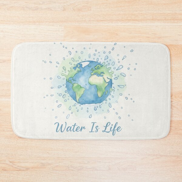 Item preview, Water Is Life Earth Watercolor designed and sold by Owcomm.