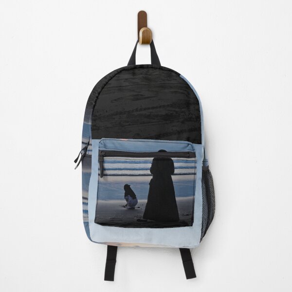 Item preview, Mother and child facing the waves at dusk in Pangandaran designed and sold by franck380.