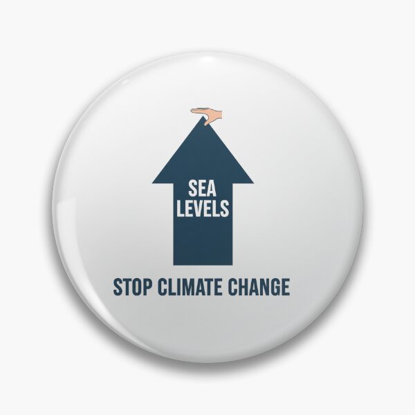 Item preview, Stop Climate Change Sea Levels Arrow designed and sold by Owcomm.