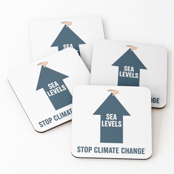 Item preview, Stop Climate Change Sea Levels Arrow designed and sold by Owcomm.