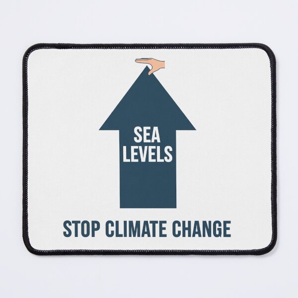 Item preview, Stop Climate Change Sea Levels Arrow designed and sold by Owcomm.