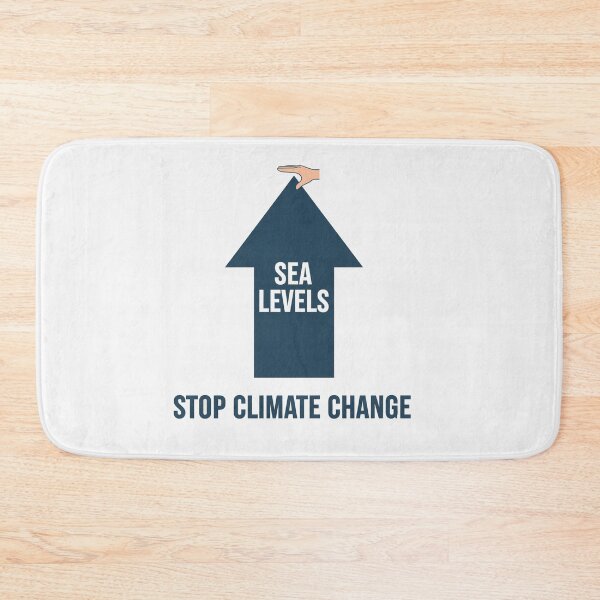 Item preview, Stop Climate Change Sea Levels Arrow designed and sold by Owcomm.