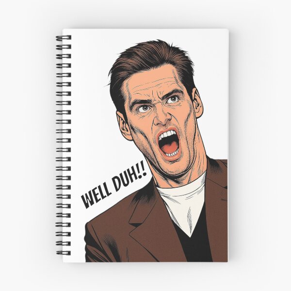 Item preview, Well Duh!! – Jim Carrey Sarcastic Comic Reaction designed and sold by Vicky021.