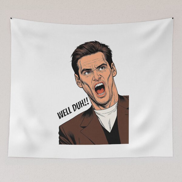 Item preview, Well Duh!! – Jim Carrey Sarcastic Comic Reaction designed and sold by Vicky021.
