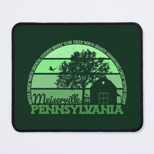 Item preview, Meiserville Pennsylvania Sunset Retro Vintage Local Pride Logo designed and sold by CRHPOD20.