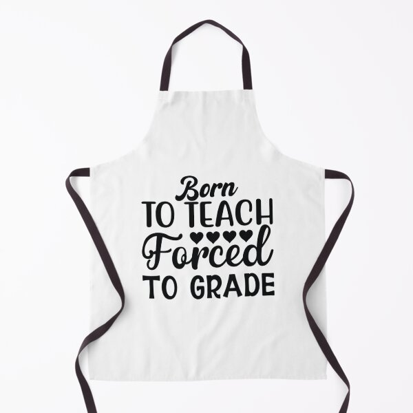 Item preview, Born to teach forced to grade - One Lucky Math Teacher    designed and sold by jaydebahringer.