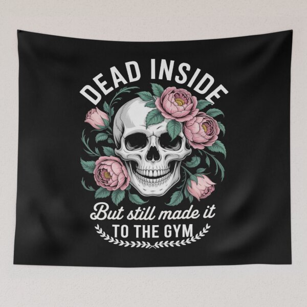 Item preview, Dead Inside But Still Made It to The Gym Fitness Workout  designed and sold by Vastingan.