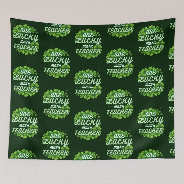 Item preview, One Lucky Math Teacher                                    designed and sold by jaydebahringer.