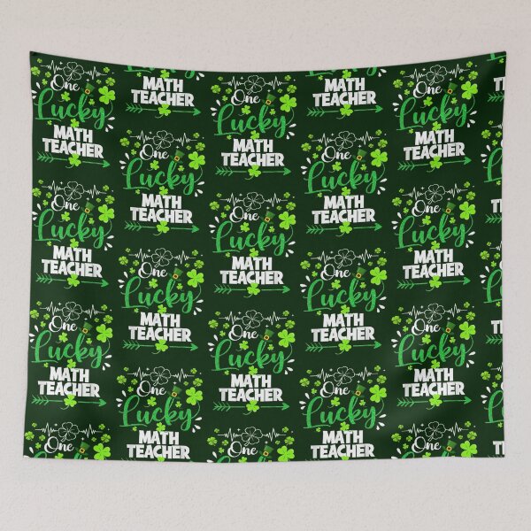 Item preview, One Lucky Math Teacher                   designed and sold by jaydebahringer.
