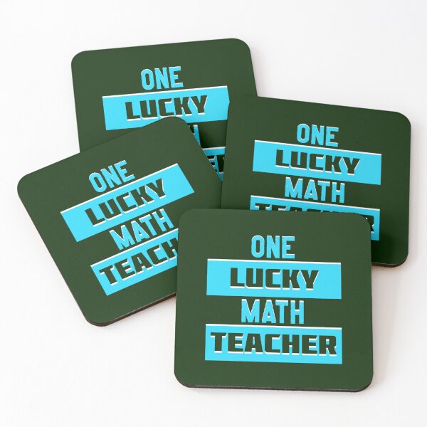 Item preview, One Lucky Math Teacher    (2) designed and sold by jaydebahringer.