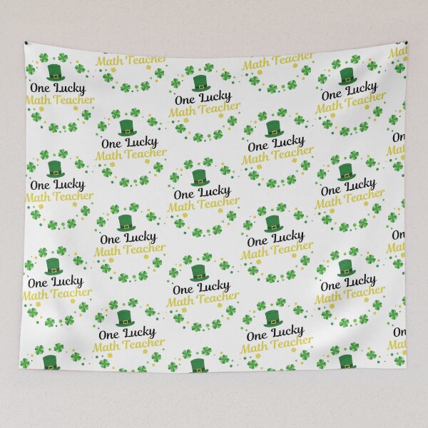 Item preview, One Lucky Math Teacher    (5) designed and sold by jaydebahringer.