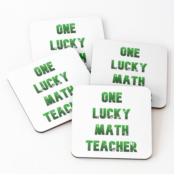 Item preview, One Lucky Math Teacher    (8) designed and sold by jaydebahringer.