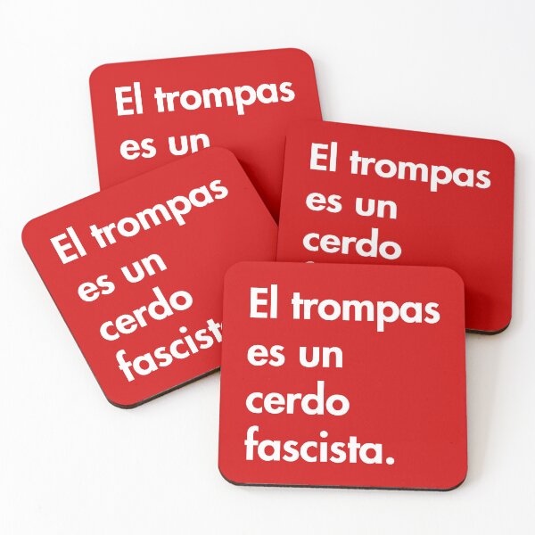 Item preview, El trompas es un cerdo fascista - Loudmouth (Trump) is a fascist pig  designed and sold by Thelittlelord.