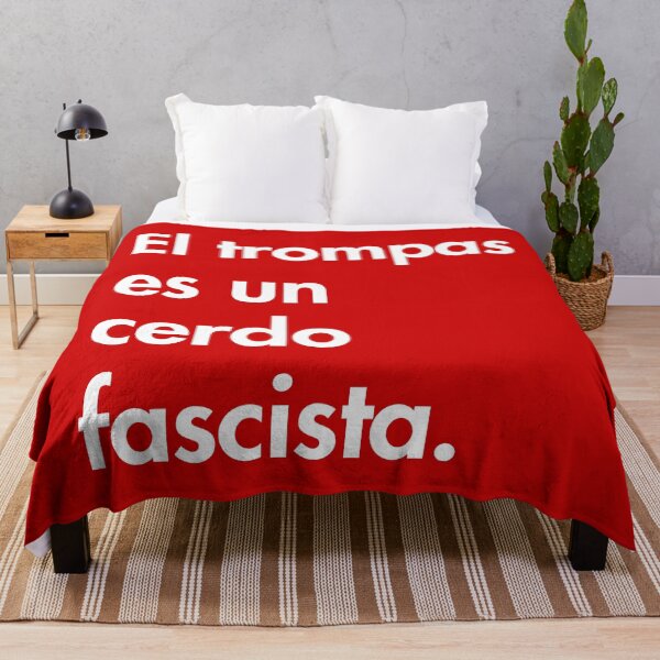 Item preview, El trompas es un cerdo fascista - Loudmouth (Trump) is a fascist pig  designed and sold by Thelittlelord.