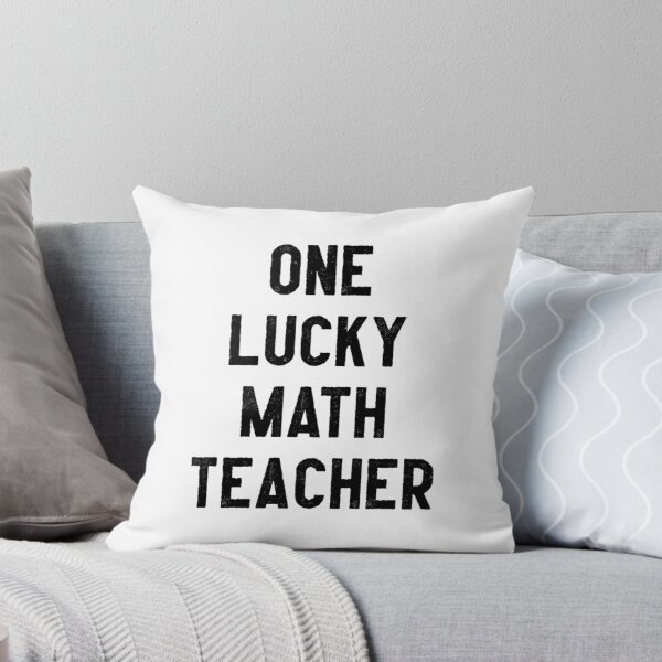 Item preview, One Lucky Math Teacher    (12) designed and sold by jaydebahringer.