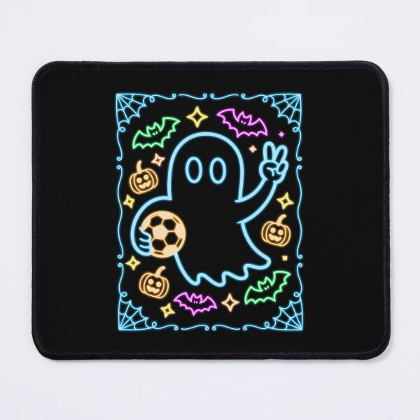 Item preview, Neon Soccer Ghost Fun Halloween designed and sold by Takutghost.