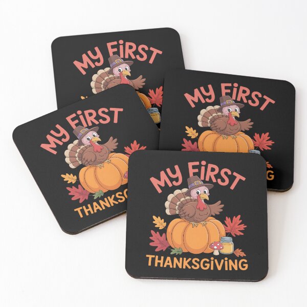 Item preview, Fruits Flower Pumpkin Turkey Happy My First Thanksgiving Day designed and sold by LeeEvans222.