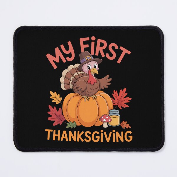 Item preview, Fruits Flower Pumpkin Turkey Happy My First Thanksgiving Day designed and sold by LeeEvans222.