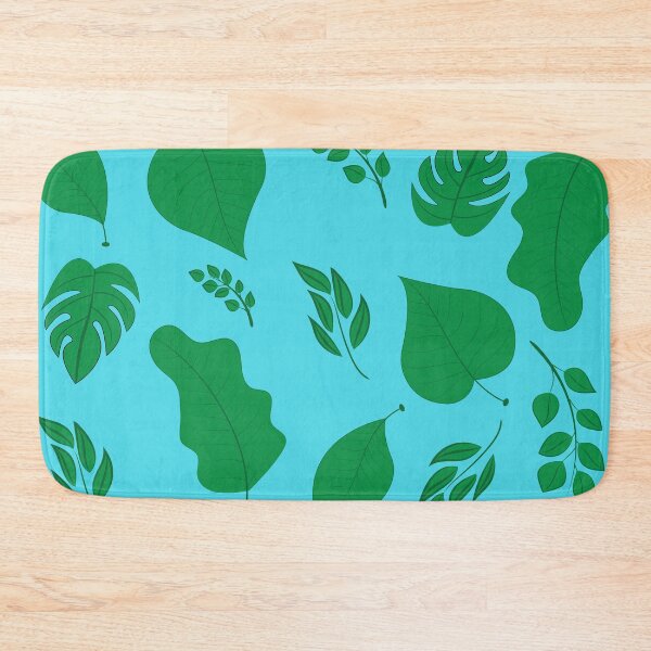 Item preview, Minimalist Tropical Green Leaf Pattern | Houseplant Jungle Scatter Print designed and sold by Abaseen.