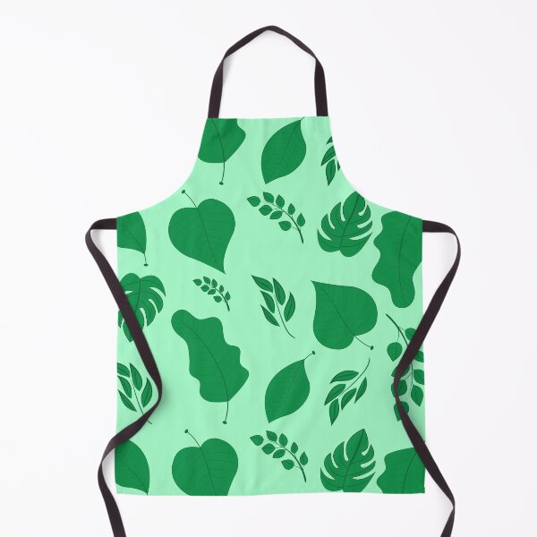 Item preview, Minimalist Tropical Green Leaf Pattern | Houseplant Jungle Scatter Print designed and sold by Abaseen.