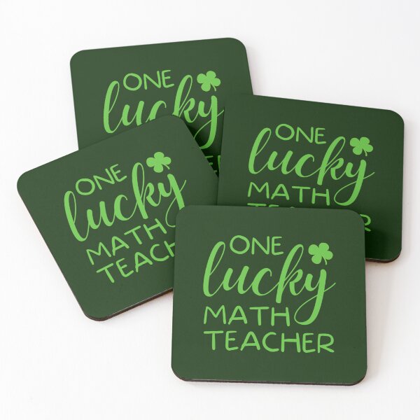 Item preview, One Lucky Math Teacher     designed and sold by jaydebahringer.
