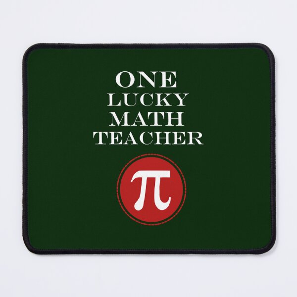 Item preview, One Lucky Math Teacher designed and sold by jaydebahringer.