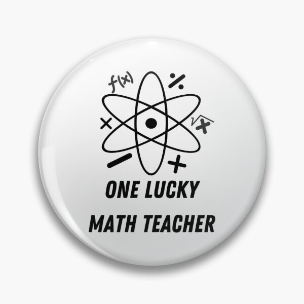 Item preview, One Lucky Math Teacher  , Gift For Teacher  , Math Lover    designed and sold by jaydebahringer.