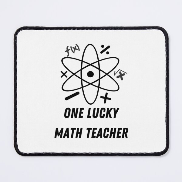 Item preview, One Lucky Math Teacher , Gift For Teacher , Math Lover designed and sold by jaydebahringer.