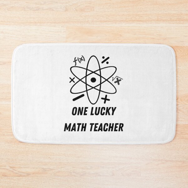 Item preview, One Lucky Math Teacher  , Gift For Teacher  , Math Lover    designed and sold by jaydebahringer.