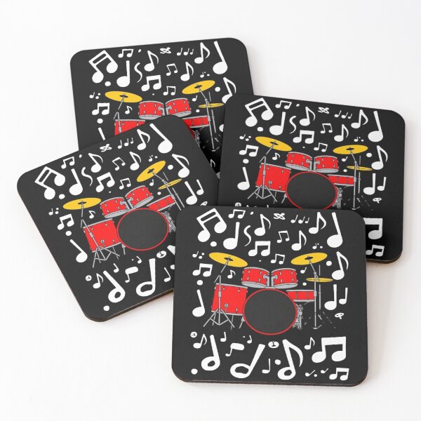 Item preview, Drums Musical Notes Drummer Music Teacher Percussionist  designed and sold by Vastingan.