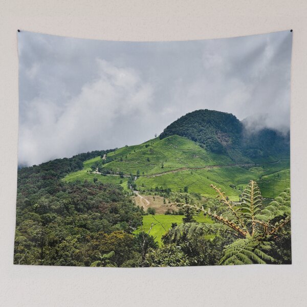 Item preview, The lush tea plantations of the Ciwidey Mountains designed and sold by franck380.