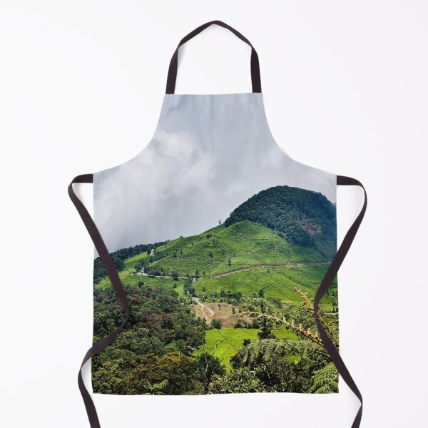Item preview, The lush tea plantations of the Ciwidey Mountains designed and sold by franck380.
