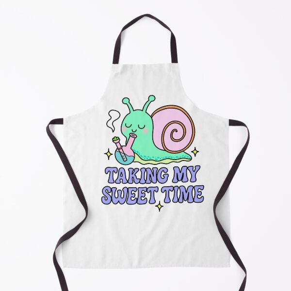 Item preview, Taking My Sweet Time Funny Snail Stoner Weed Design designed and sold by MycoMindsMedia.