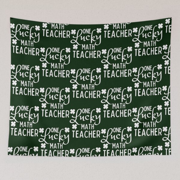 Item preview, One Lucky Math Teacher   designed and sold by jaydebahringer.