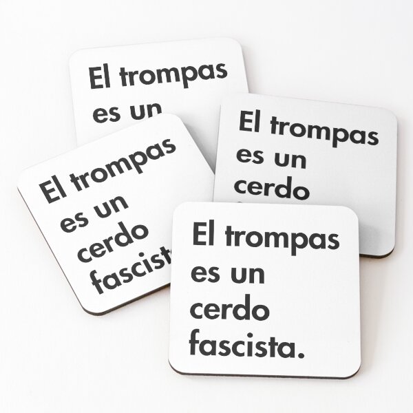 Item preview, El trompas es un cerdo fascista - Loudmouth (Trump) is a fascist pig  designed and sold by Thelittlelord.