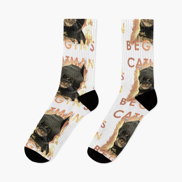 Item preview, Funny Meme CatMan Begins designed and sold by RebeccaLittlee.