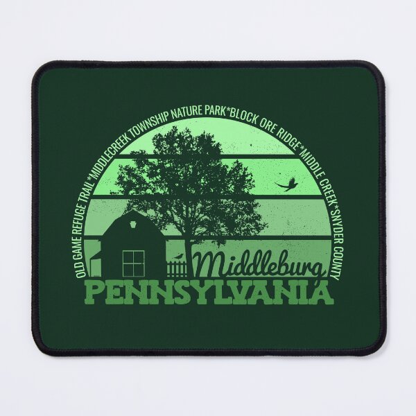 Item preview, Middleburg Pennsylvania Sunset Retro Vintage Local Pride Logo designed and sold by CRHPOD20.