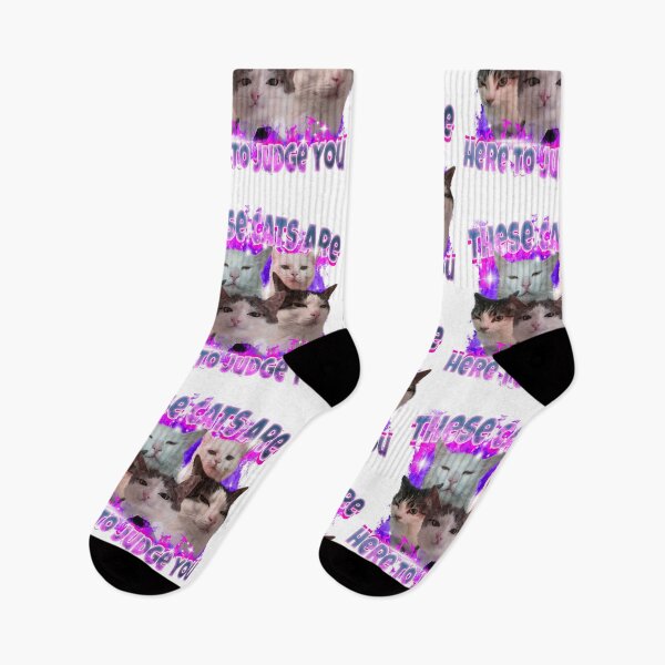 Item preview, Funny Cats Judge You Cat designed and sold by RebeccaLittlee.