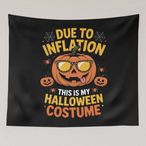 Item preview, Due to Inflation This is My Halloween Costume Pumpkin designed and sold by Ikwalima.