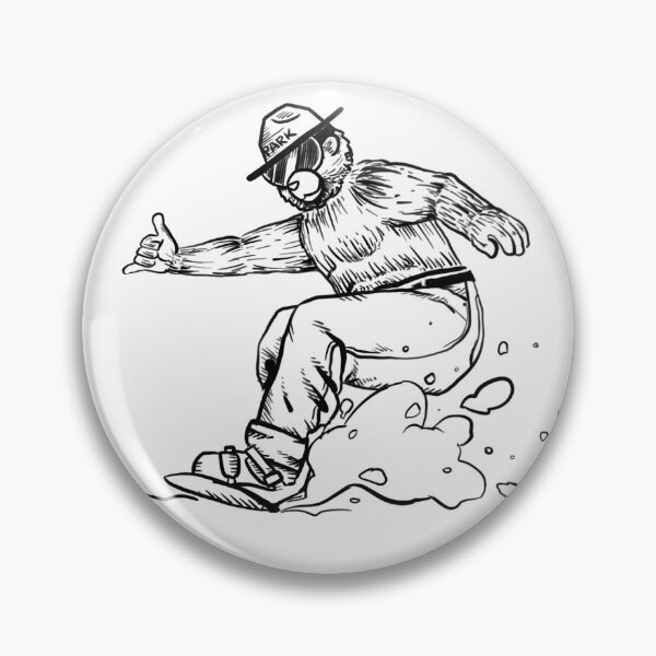 Item preview, Smokey the bear snowboarder designed and sold by 3blondegirls.