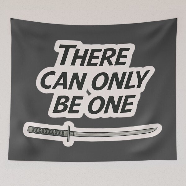 Item preview, Highlander Movie Artwork: There Can Only Be One designed and sold by PinUpPizzazz.