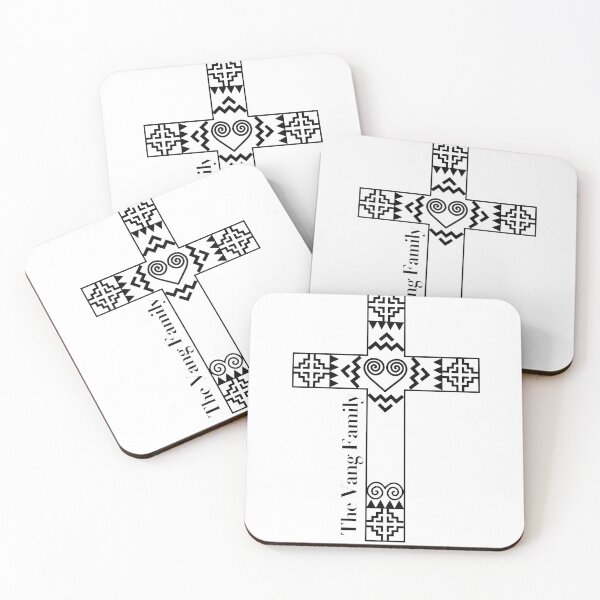 Item preview, Vang Hmong Family Name Cross designed and sold by HliandHue.